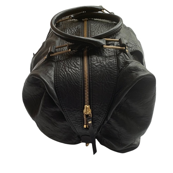 Botkier Black Leather Sasha Duffel Handbag - Picture 5 of 13